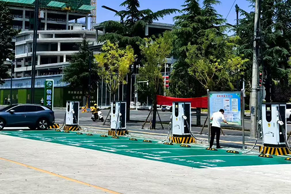 installed dc ev chargers